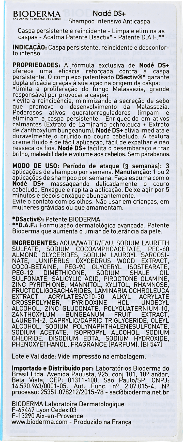 Bioderma Nodé DS+ Intense - Shampoo Anticaspa 125ml