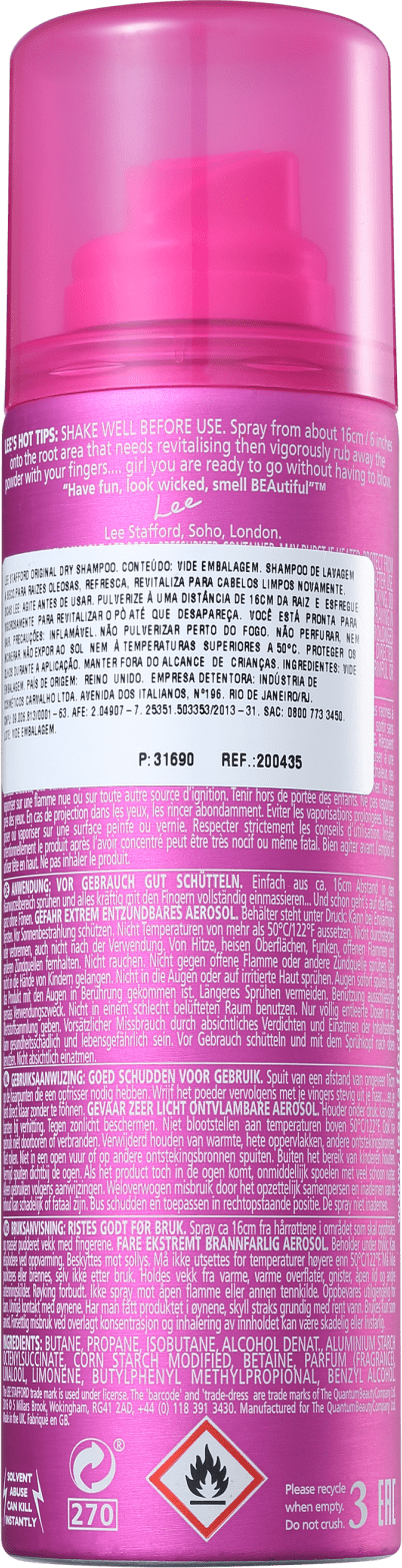 Lee Stafford Dry Shampoo Original - Shampoo a Seco 200ml