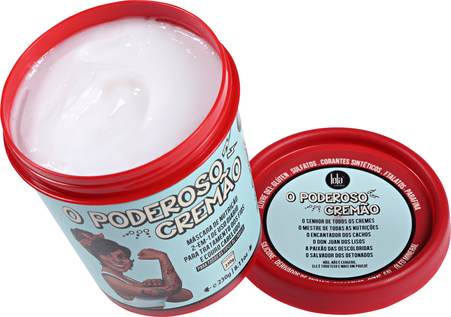 Lola Cosmetics O Poderoso Cremão 2 em 1 - Máscara Capilar 230g