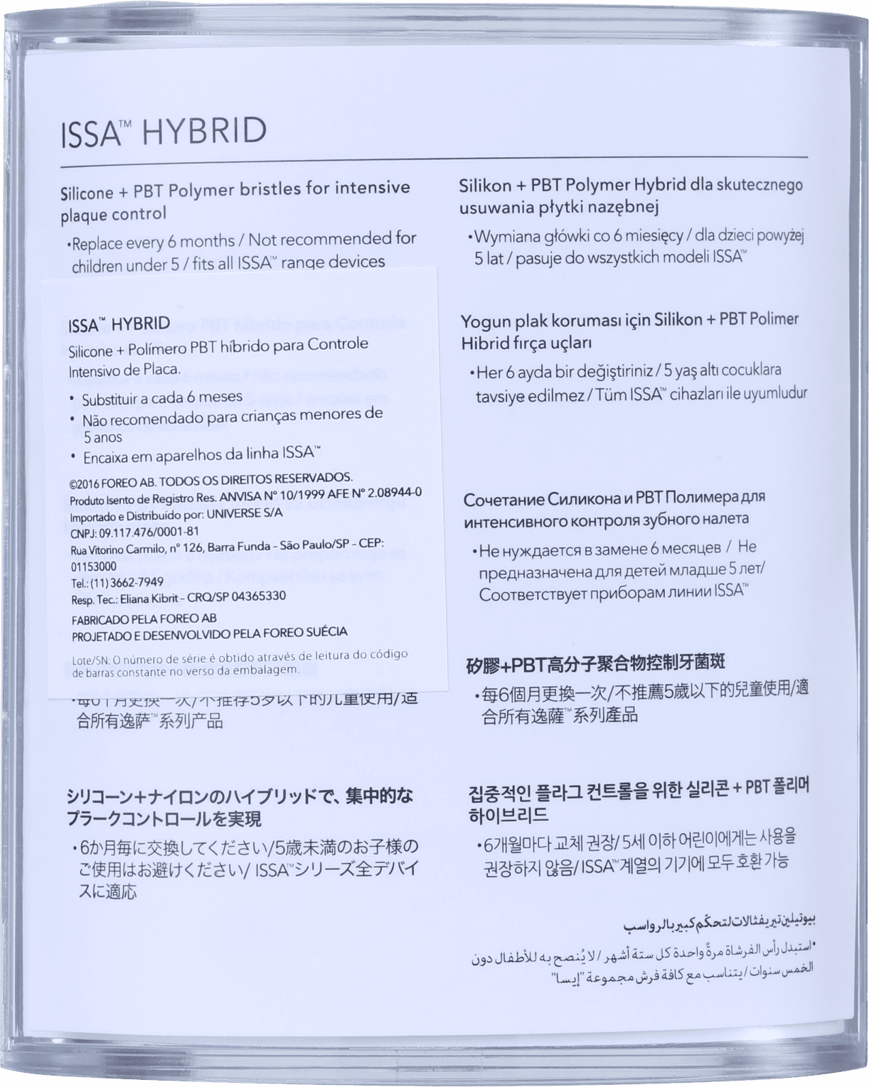 FOREO Issa Hybrid Mint - Refil Escova de Dente Elétrica