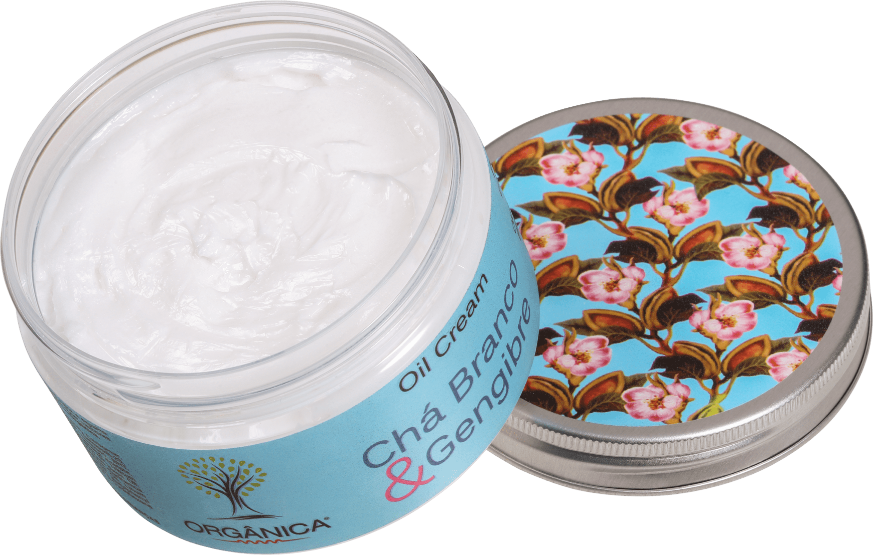 Orgânica Oil Cream Chá Branco & Gengibre - Hidratante 270ml