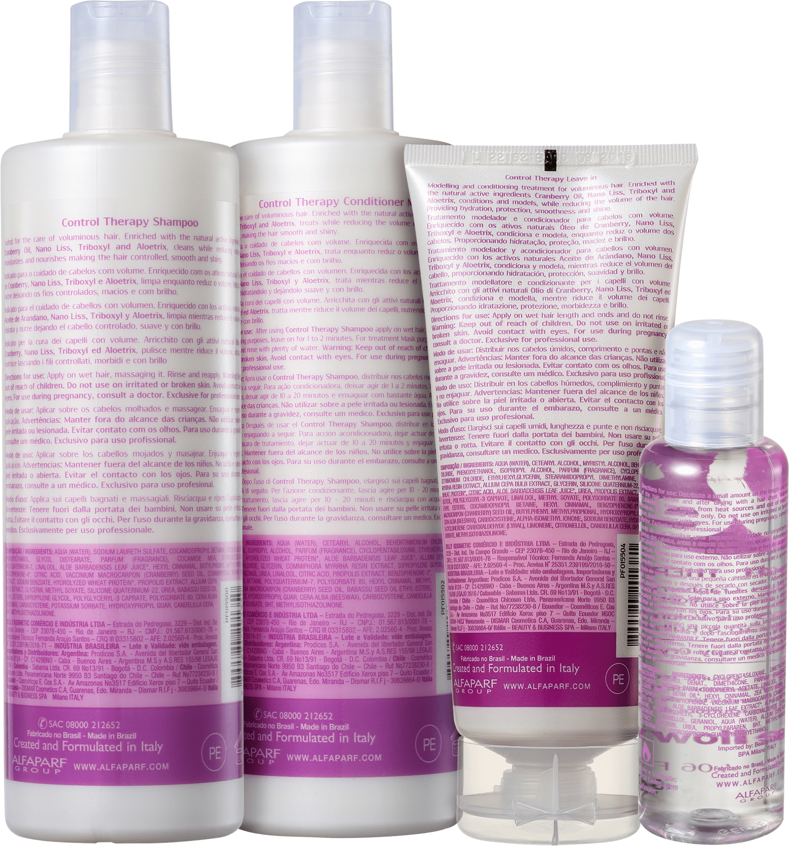 Kit Yellow YE Control Therapy Completo (4 Produtos)
