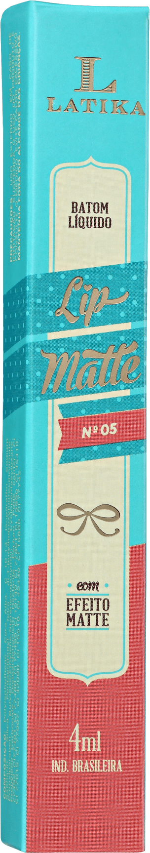Latika Lip Rosa Nª5 - Batom Líquido Matte 4ml
