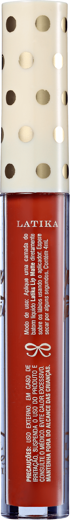 Latika Lip Coral Nº11 - Batom Líquido Matte 4ml