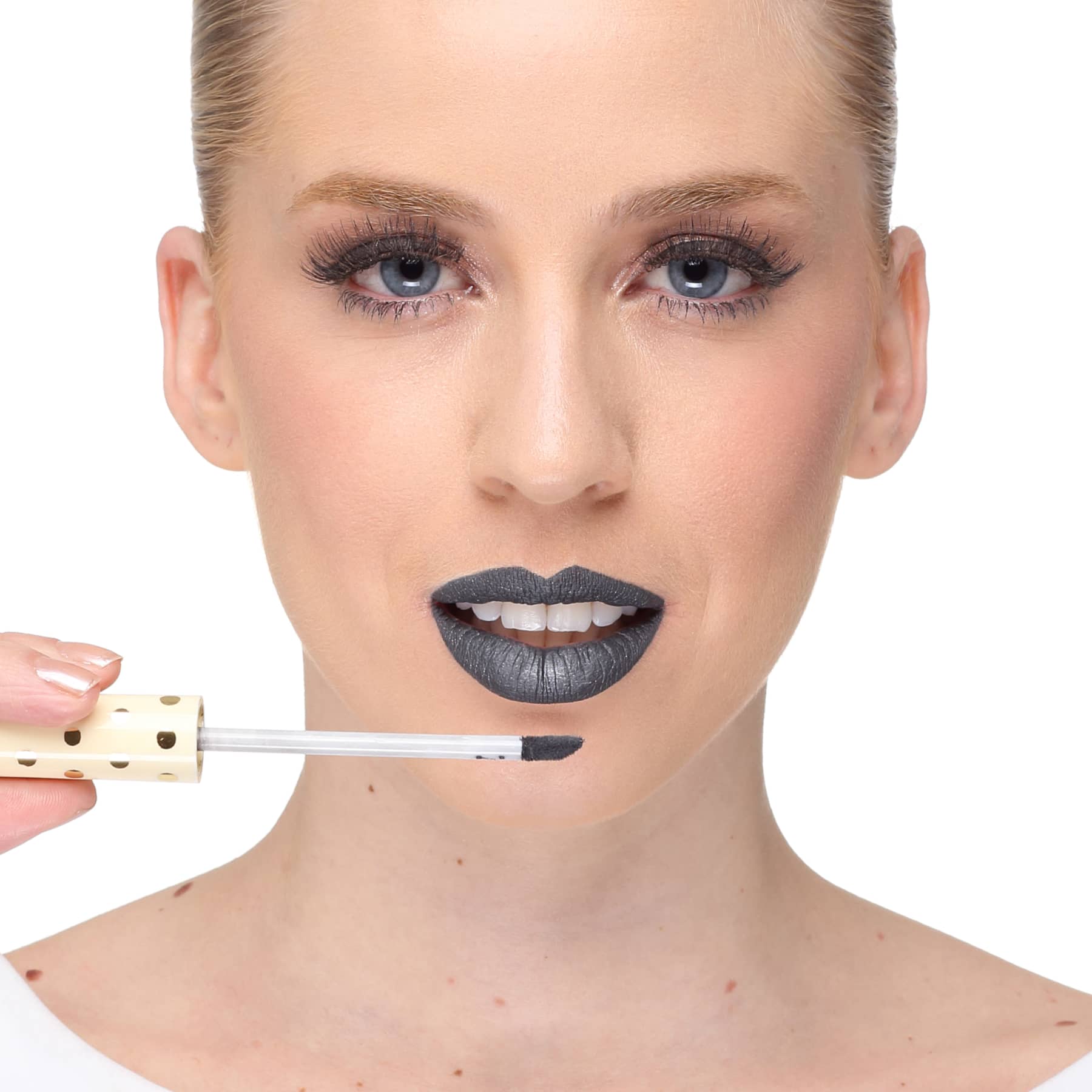 Latika Lip Preto Metálico Nº42 - Batom Líquido Metálico 4ml