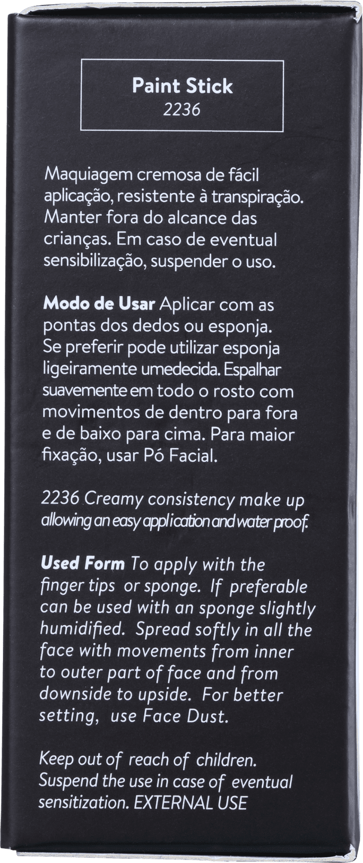 Catharine Hill Paint Stick Water Proof 2236 8 Angel - Base em Bastão 17g