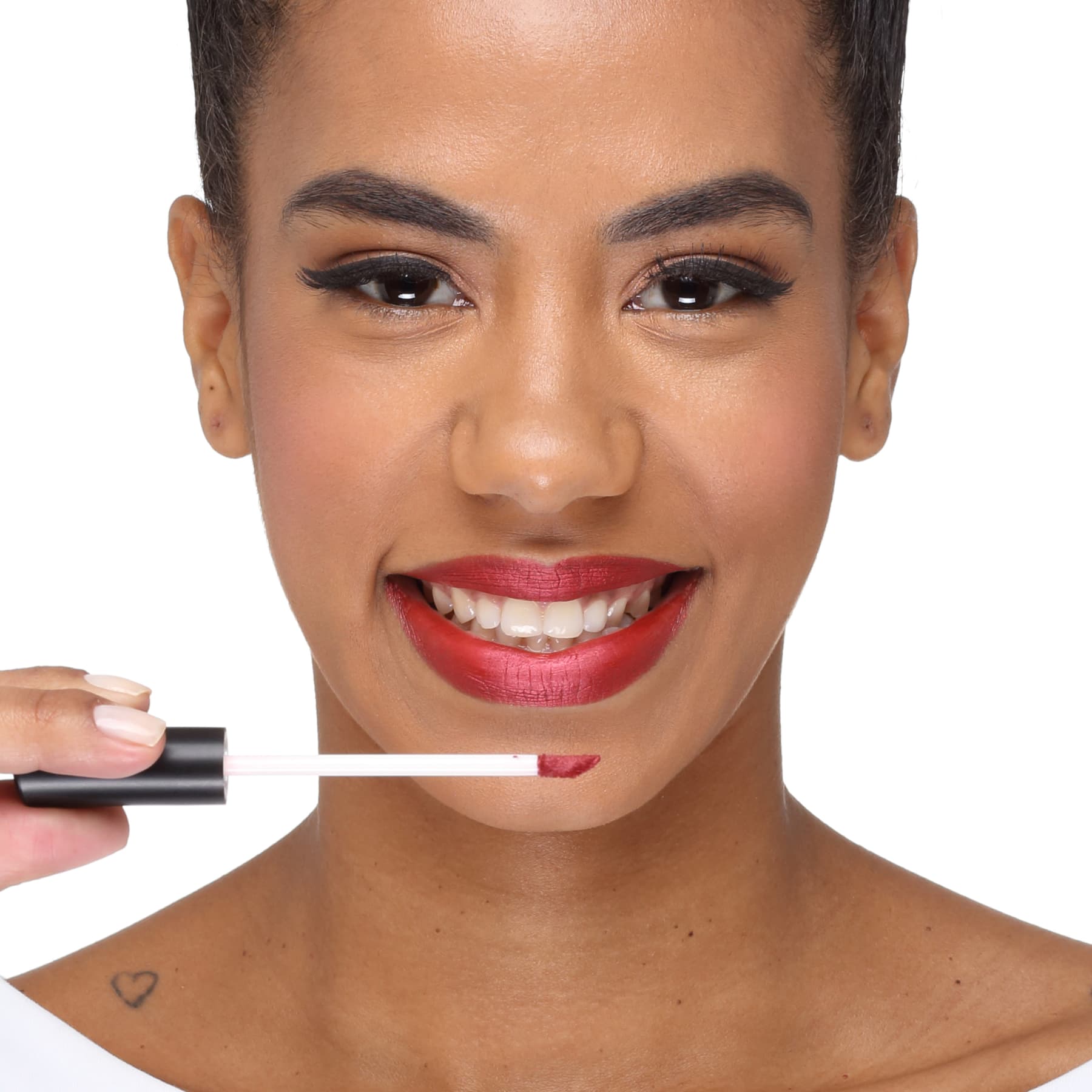 Catharine Hill Matte Metalizado Scarlet - Batom Líquido 4,5g