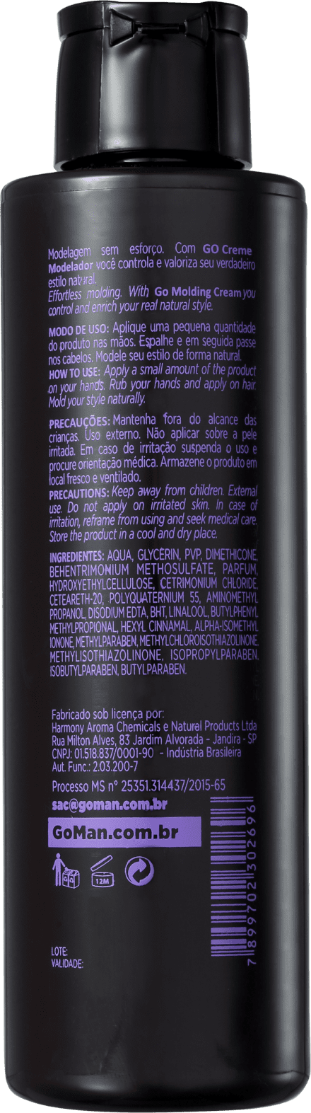 GO Man - Creme Modelador 200g