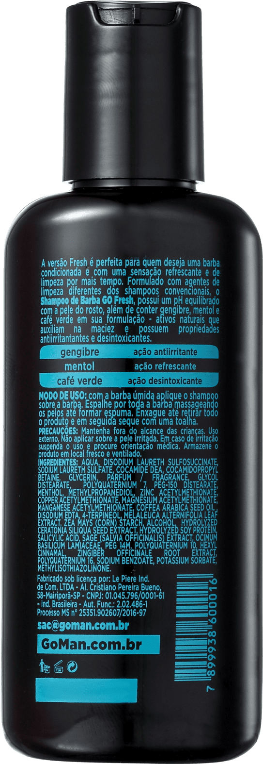 Go Man Fresh - Shampoo para Barba 140ml