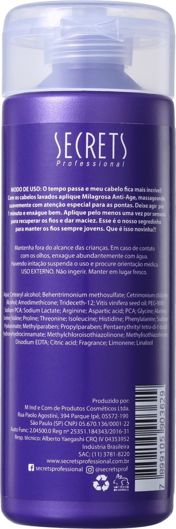 Secrets Professional Milagrosa Anti-Age - Máscara Condicionadora 150g