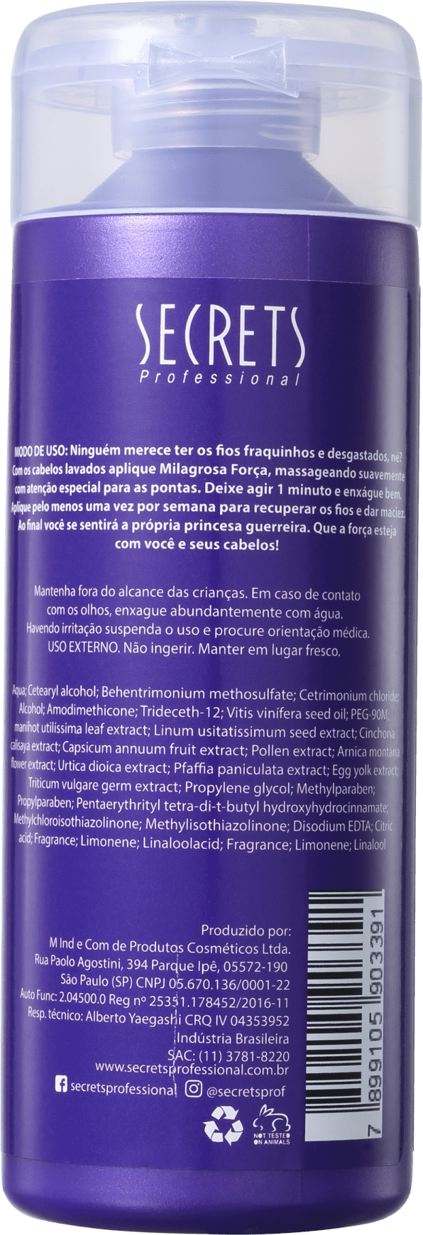 Secrets Professional Milagrosa Força - Máscara Condicionadora 150g