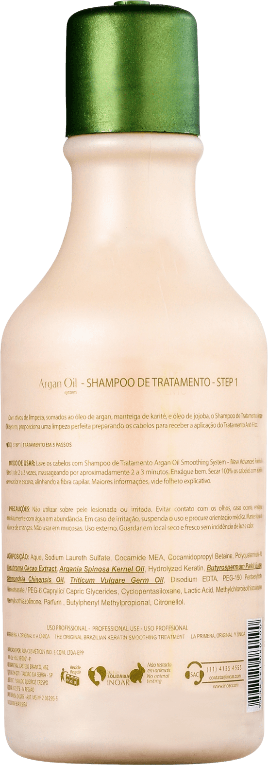 Inoar Argan Oil System Step 1 - Shampoo 250ml