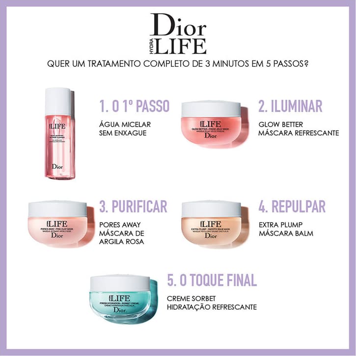 Dior Hydra Life Pores Away - Máscara Facial de Argila 50ml