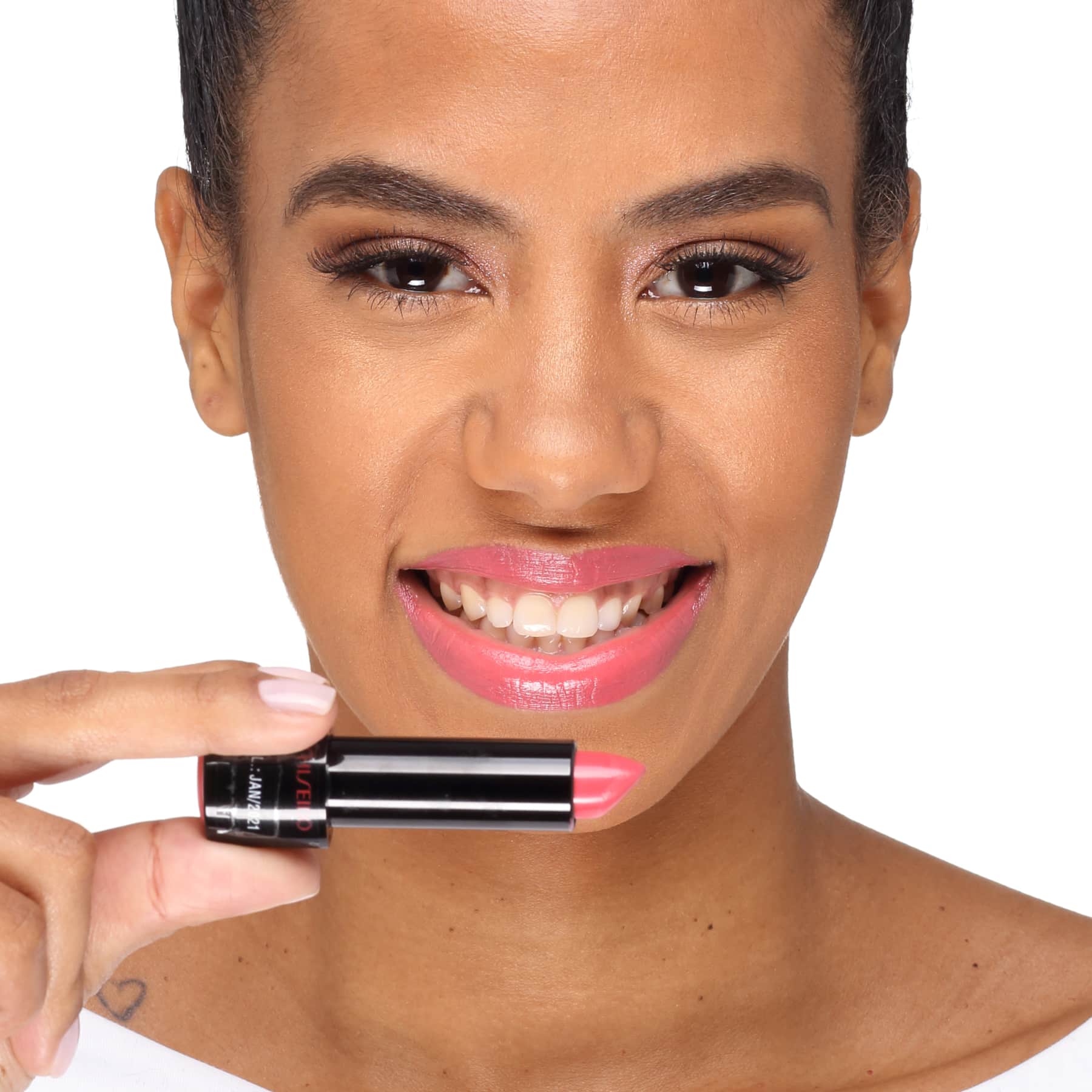 Shiseido Rouge Rouge RD309 Coral Shore Rosa - Batom Cremoso 4g
