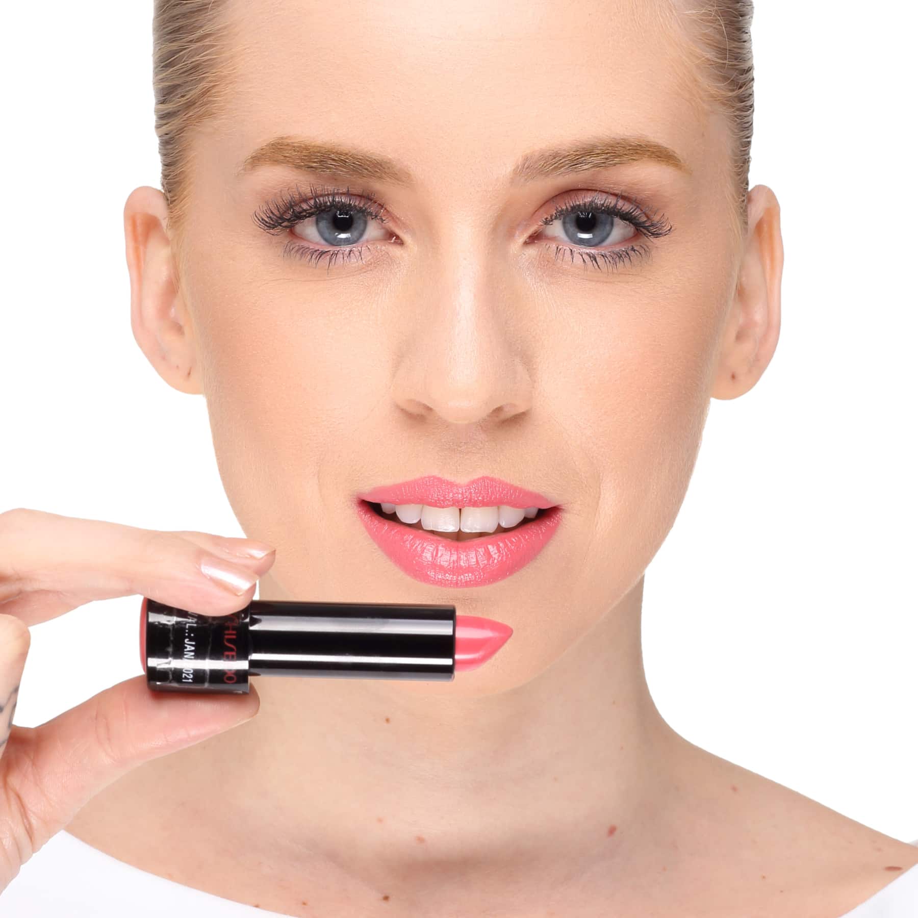 Shiseido Rouge Rouge RD309 Coral Shore Rosa - Batom Cremoso 4g