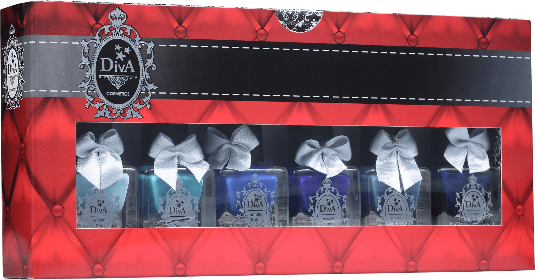 Kit Diva Cosmetics Tudo Blue (6 Produtos)