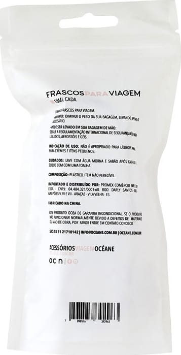 Océane Kit Viagem - Frascos 15ml