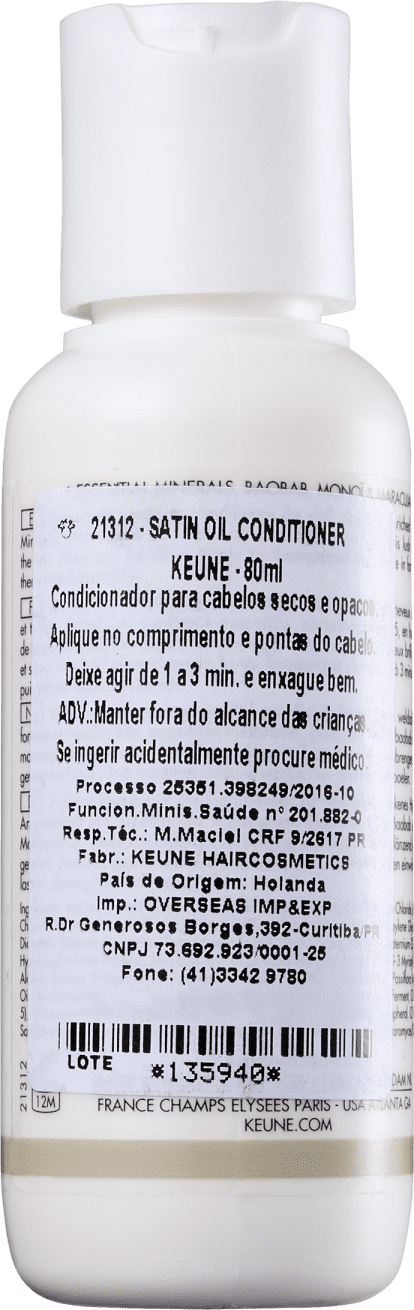 Keune Satin Oil - Condicionador 80ml