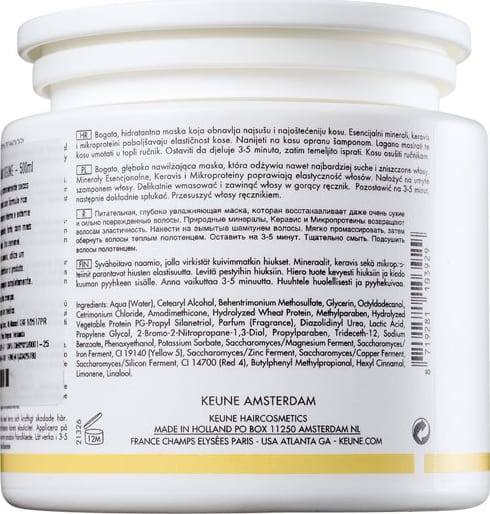 Keune Care Vital Nutrition - Máscara de Nutrição 500ml