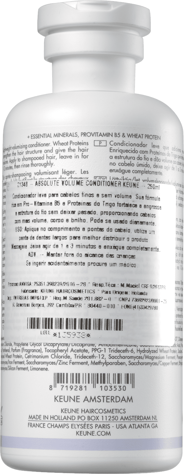 Keune Absolute Volume - Condicionador 250ml