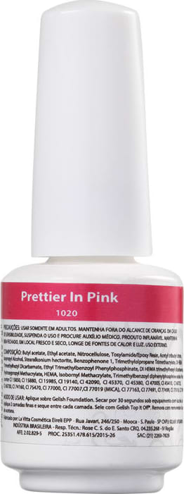 Gelish Soak Off Gel Mini Prettier In Pink - Esmalte Cremoso 9ml