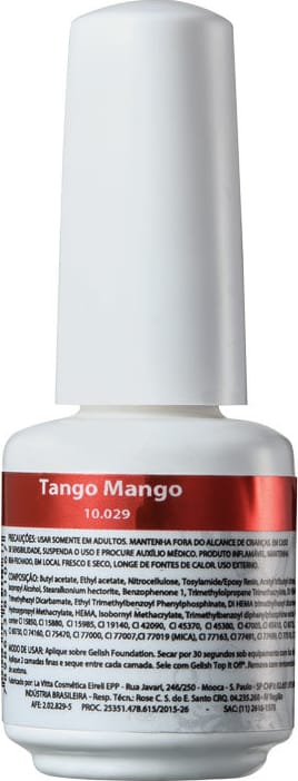 Gelish Soak Off Gel Tango Mango - Esmalte Cintilante 9ml