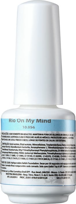 Gelish Soak Off Gel Rio On My Mind - Esmalte Cremoso 9ml