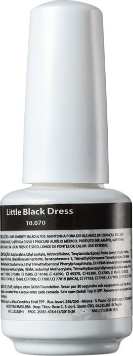 Gelish Soak Off Gel Mini Little Black Dress - Esmalte Cremoso 9ml
