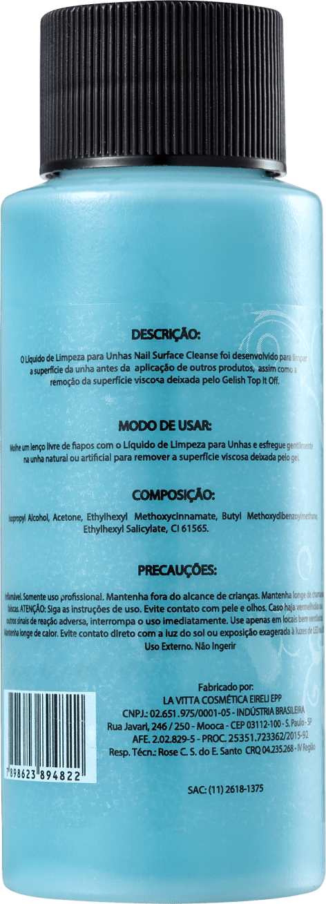 Gelish Nail Surface Cleanse Mini - Removedor de Esmalte 60ml