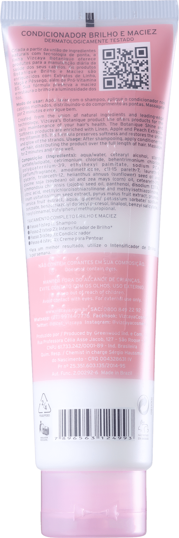 Vizcaya Botanique Brilho e Maciez - Condicionador 150ml