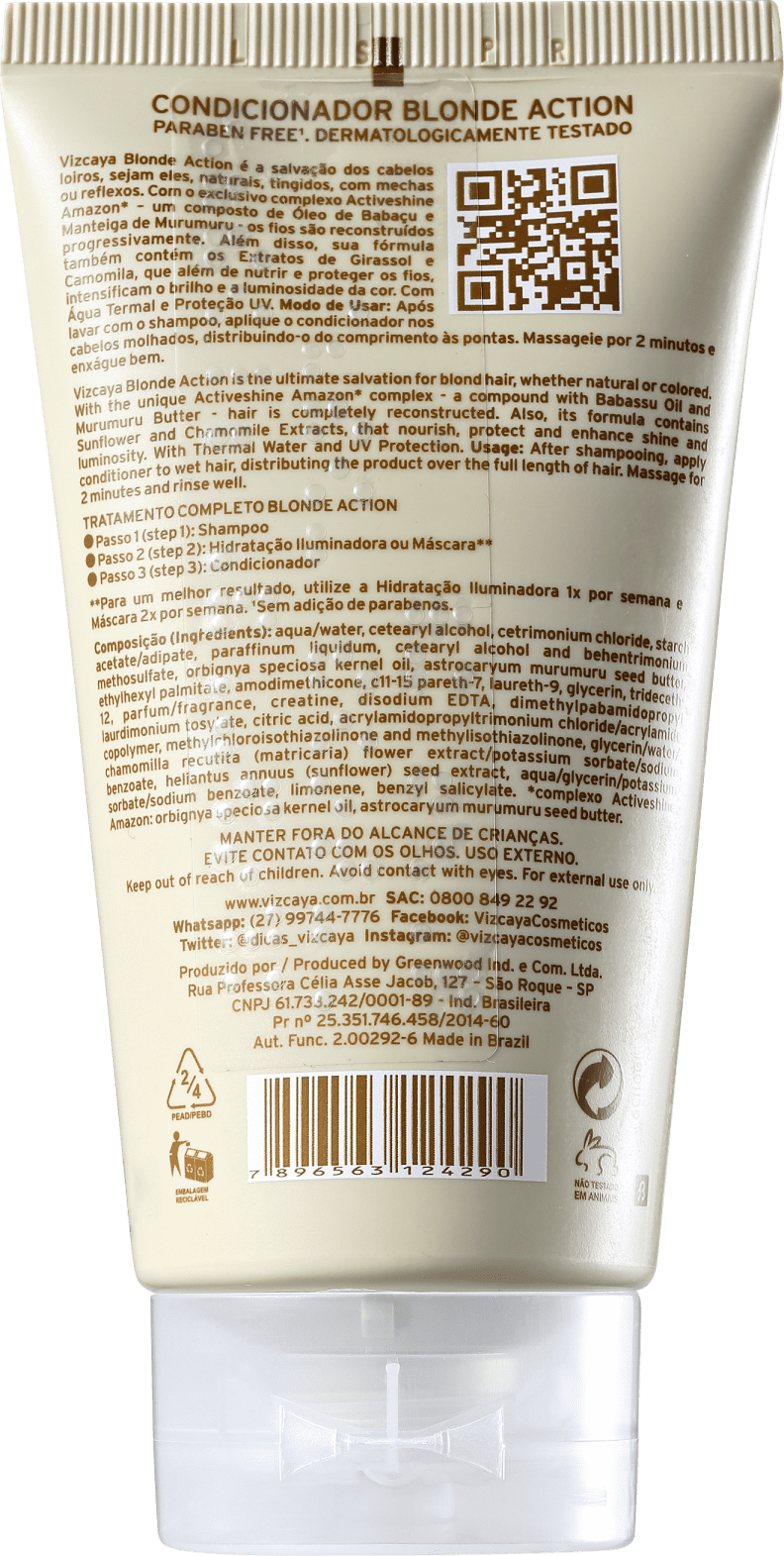 Vizcaya Blonde Action - Condicionador 150ml