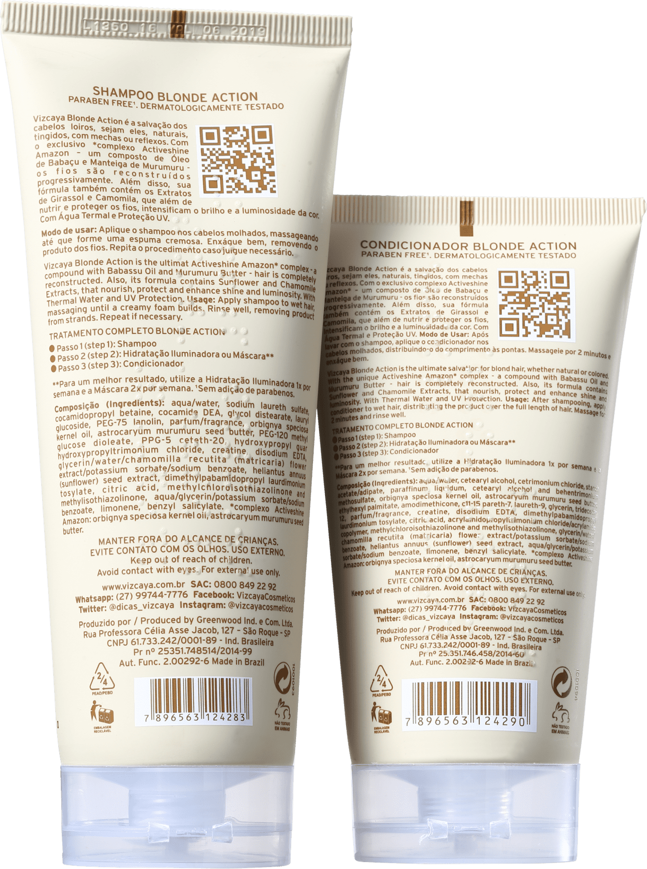 Kit Vizcaya Blonde Action Duo (2 Produtos)