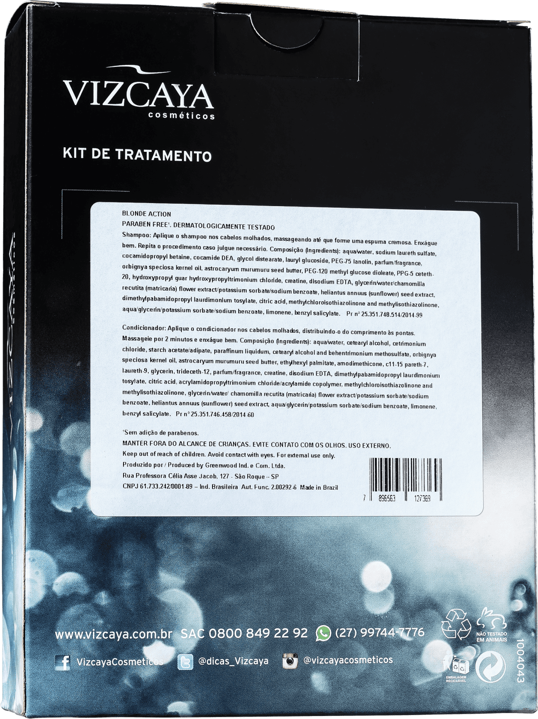 Kit Vizcaya Blonde Action Duo (2 Produtos)