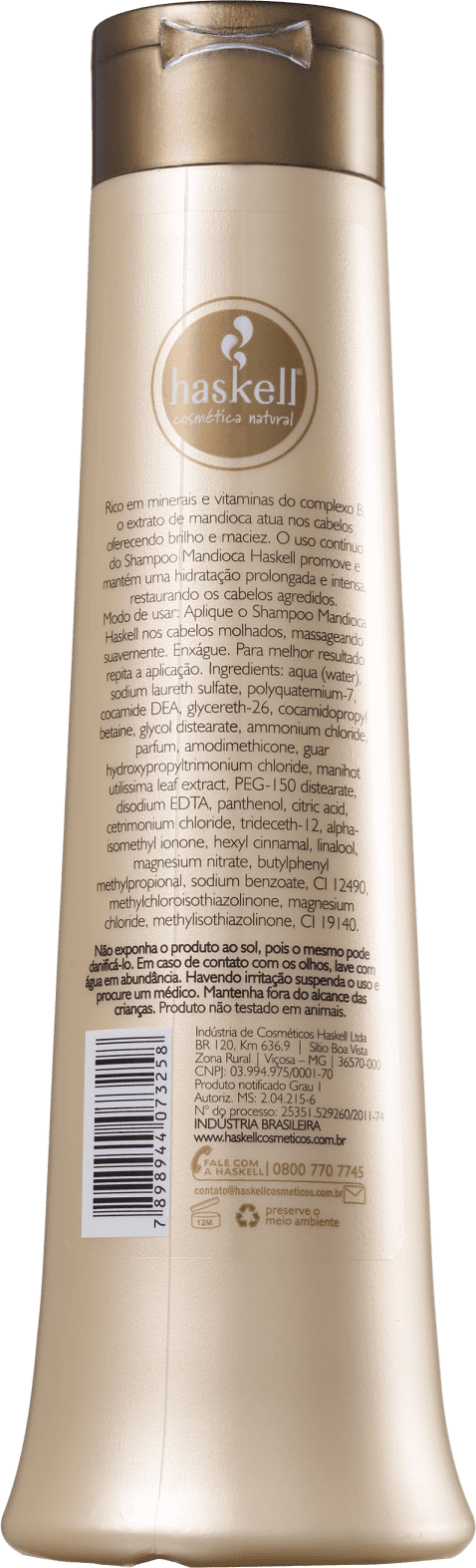 Haskell Mandioca - Shampoo 500ml