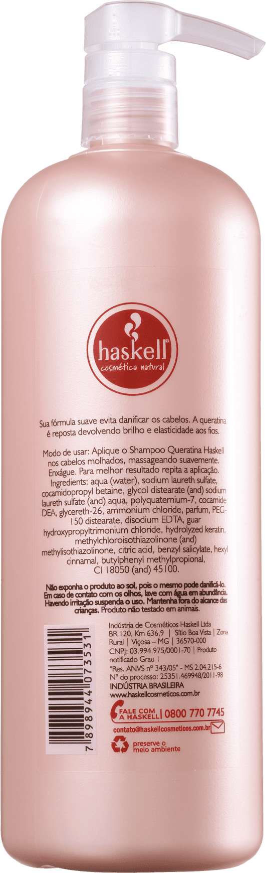 Haskell Queratina - Shampoo 1000ml