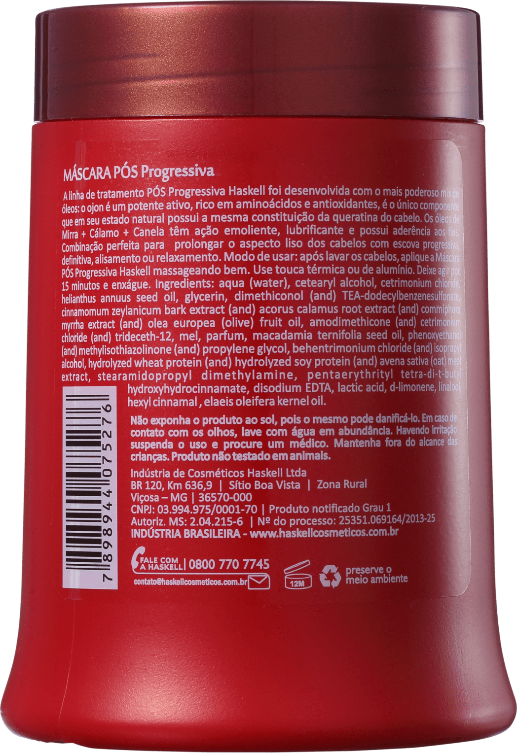 Haskell Pós-Progressiva - Máscara de Hidratação 500g