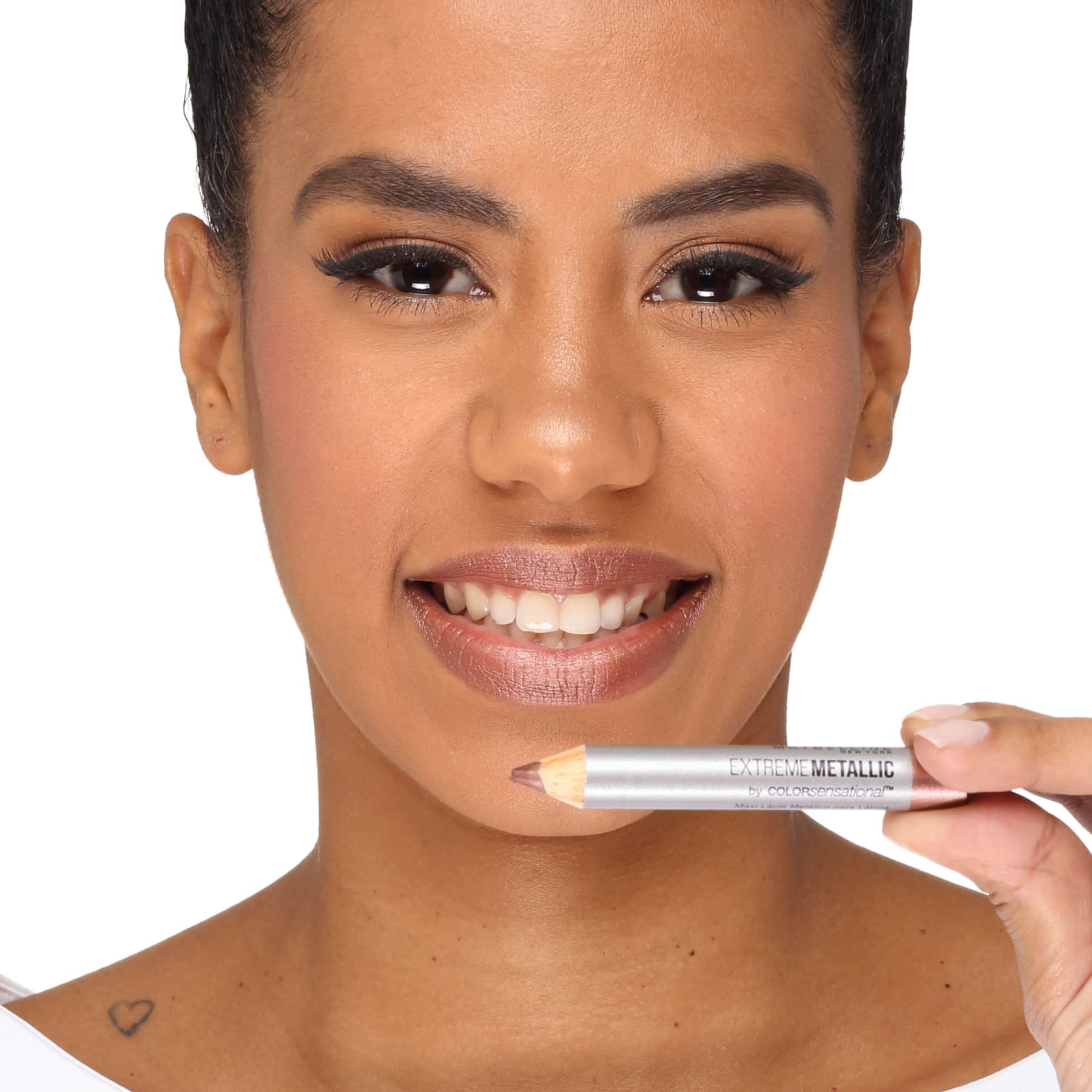 Maybelline Extreme Metallic by Color Sensational 90 Deixa Brilhar - Batom Metálico 1,5g