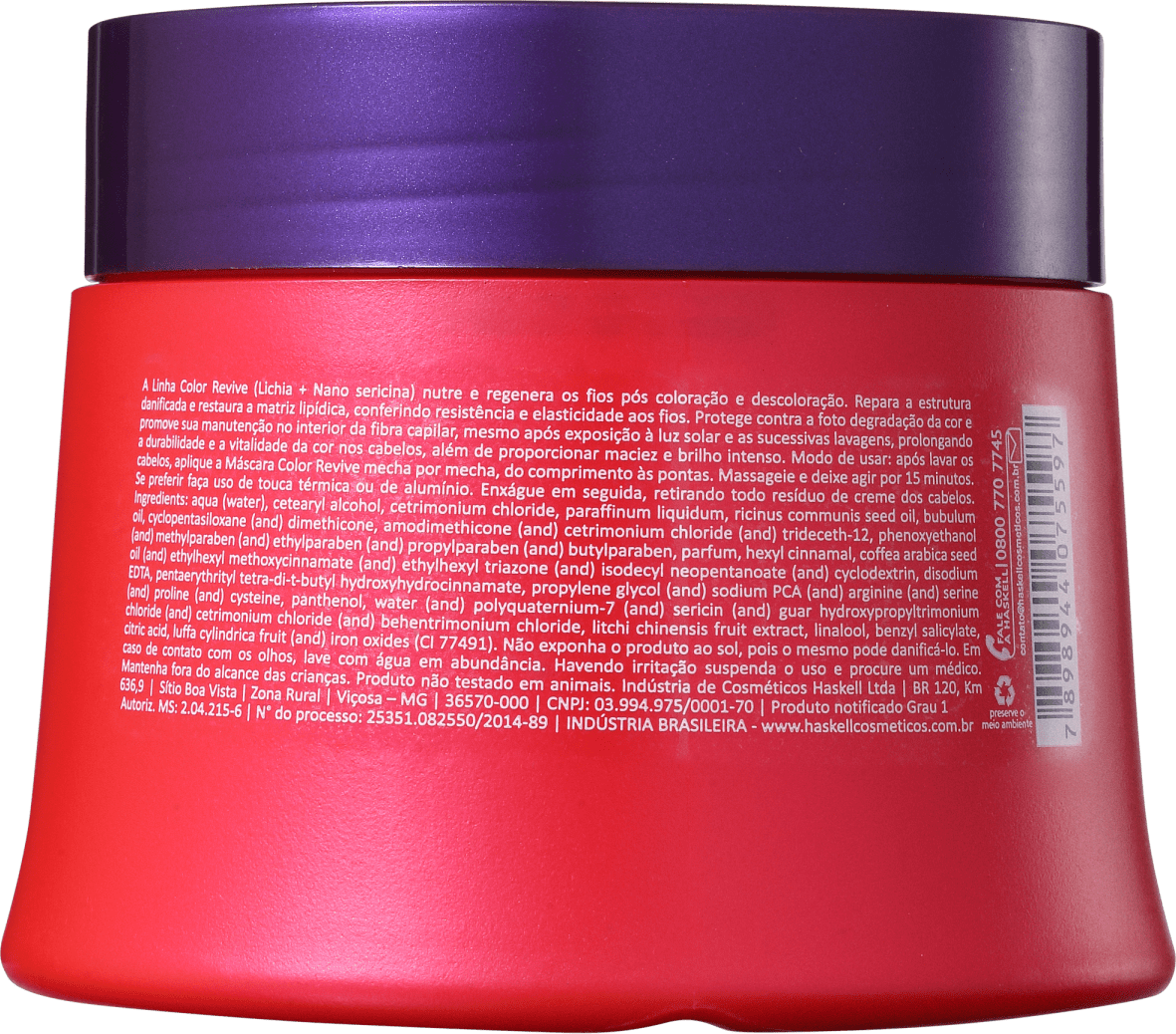 Haskell Color Revive - Máscara de Hidratação 250g