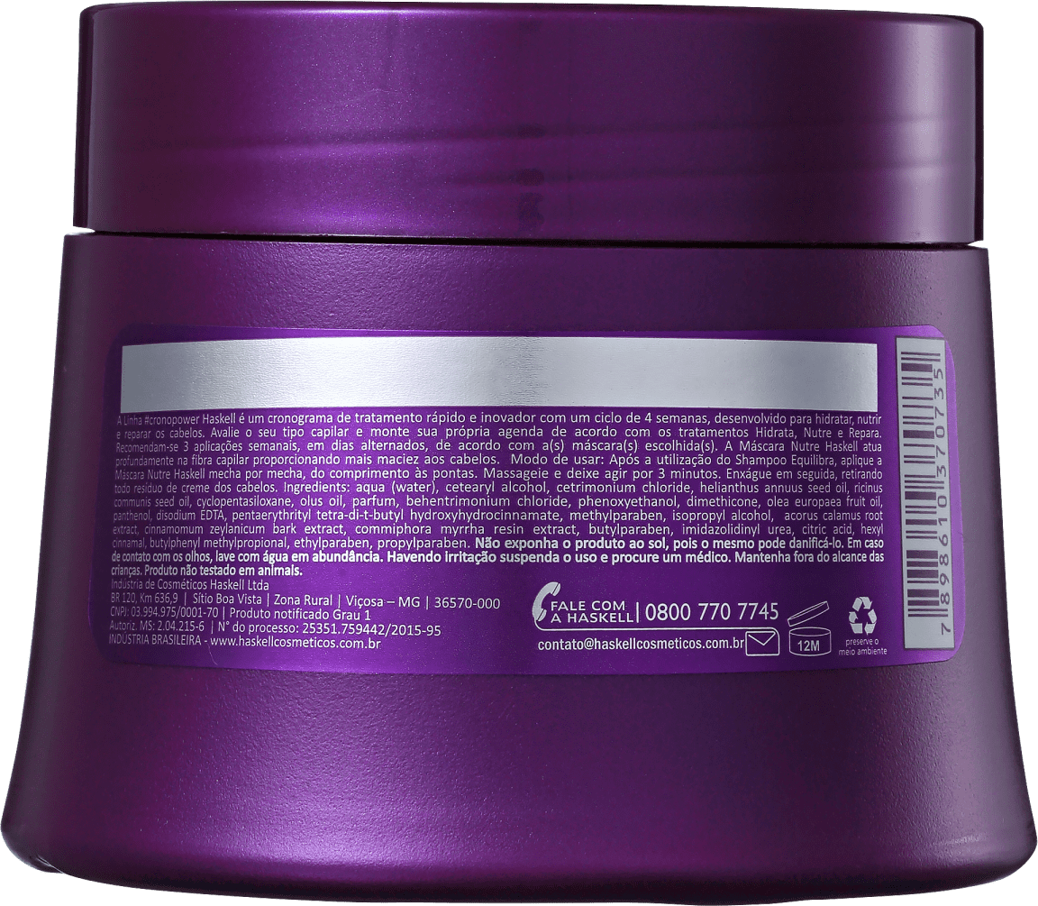 Haskell Cronopower Nutre! - Máscara Capilar 250g