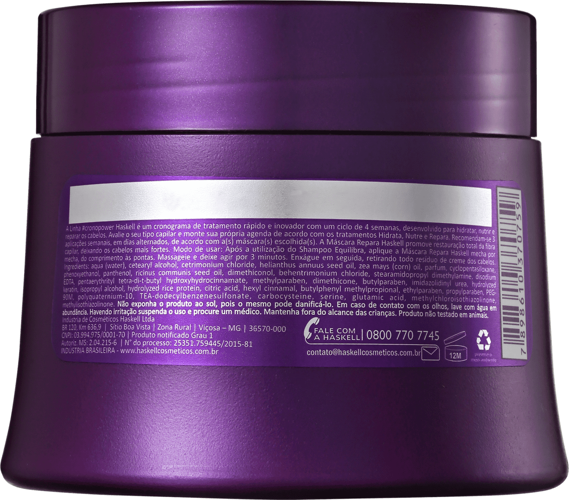 Haskell Cronopower Repara! - Máscara Capilar 250g