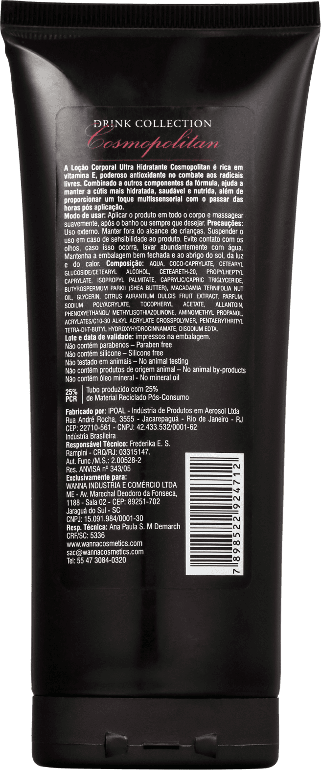 Wanna Drink Colection Cosmopolitan - Loção Hidratante Corporal 230ml