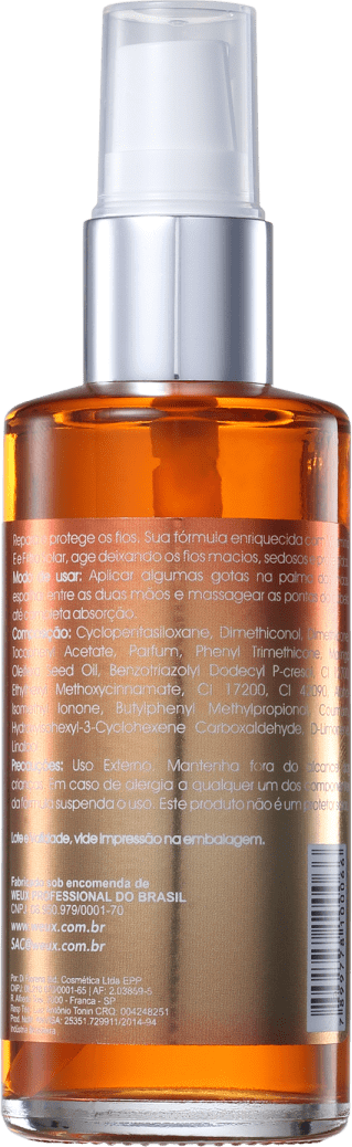 WEUX Professional Deluxe Finish Legend - Óleo Capilar 60g