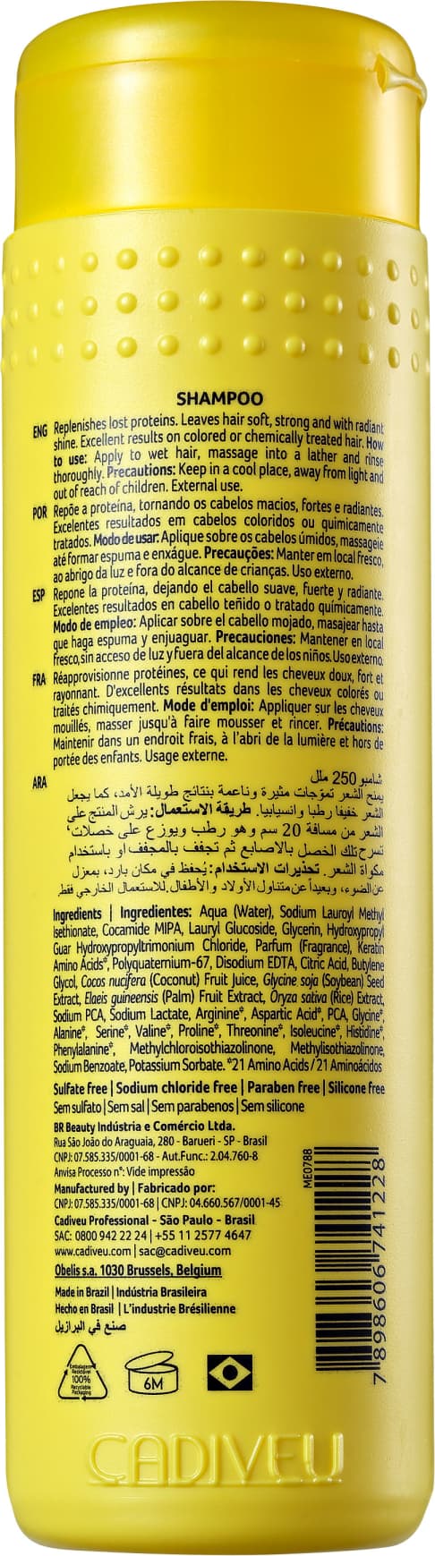 Cadiveu Professional Sol do Rio - Shampoo sem Sulfato 250ml