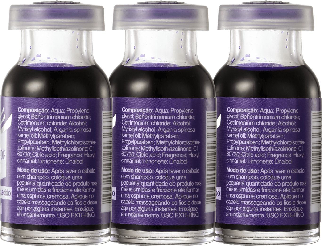 Secrets Professional Desamarelador Fluido Auto Aquecido - Tratamento 3x12ml