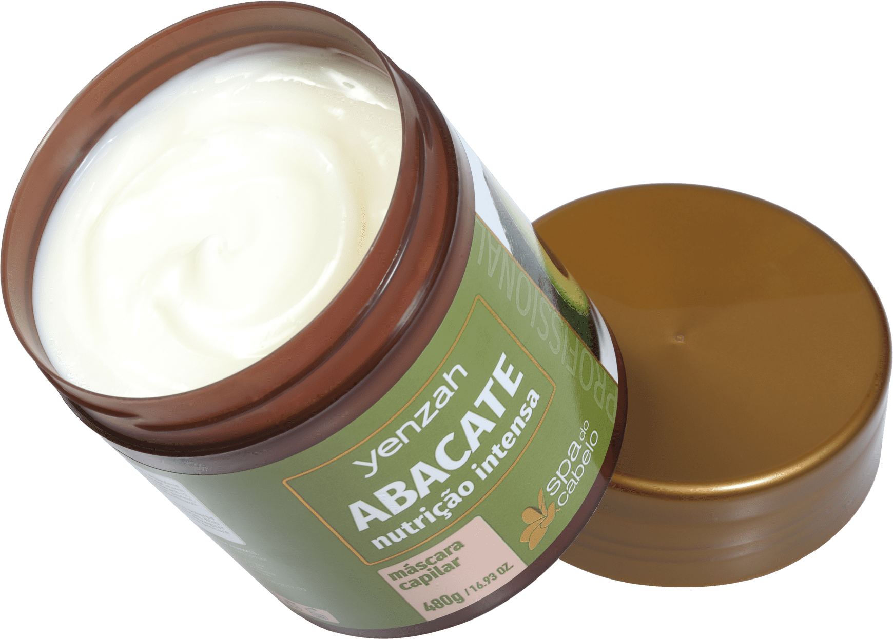 Yenzah SPA dos Cabelos Abacate - Máscara Capilar 480g