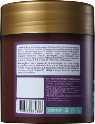 Yenzah SPA dos Cabelos Açaí - Máscara Capilar 480g