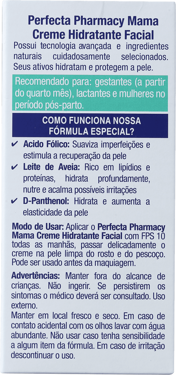 Perfecta Mama - Creme Hidratante Facial 50ml