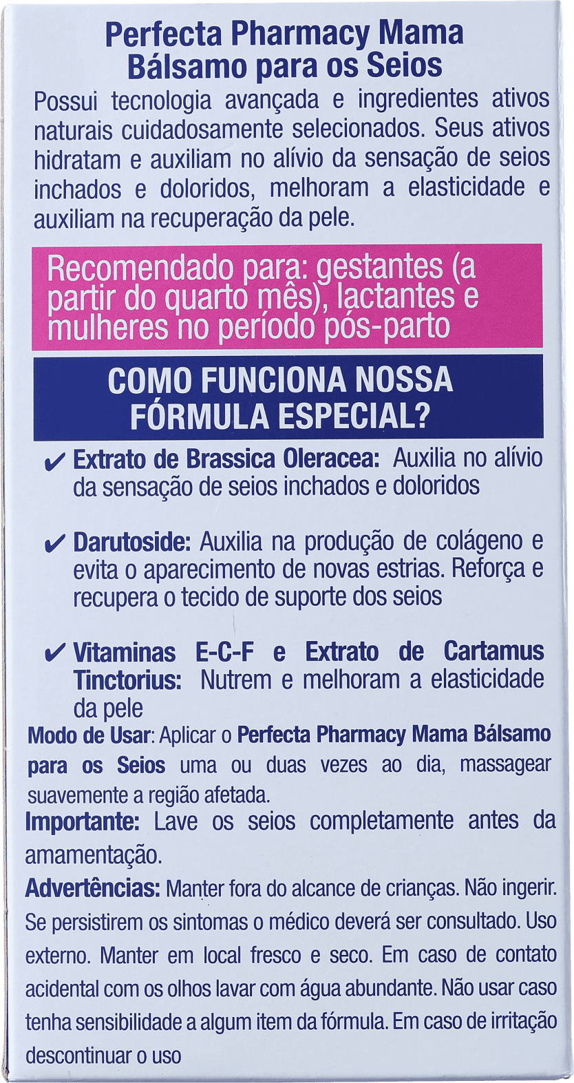 Perfecta Mama - Bálsamo Firmador de Seios 125ml