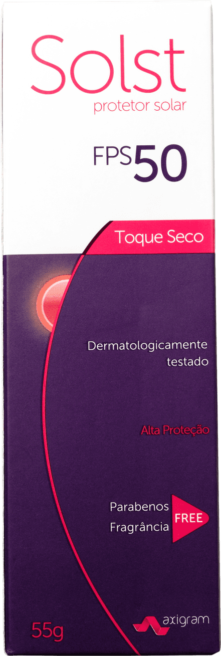 Solst Toque Seco Incolor FPS 50 PPD 16,89 - Protetor Solar Facial 55g