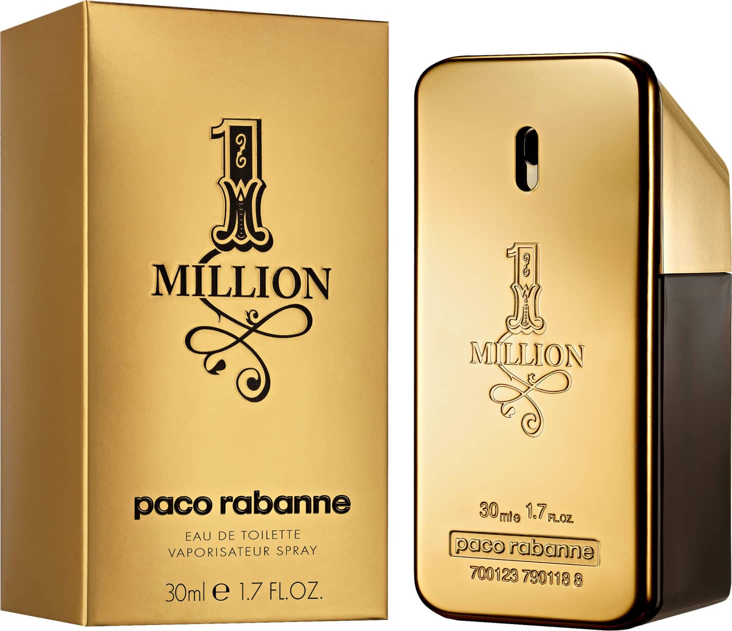 1 Million Paco Rabanne Eau de Toilette - Perfume Masculino 30ml
